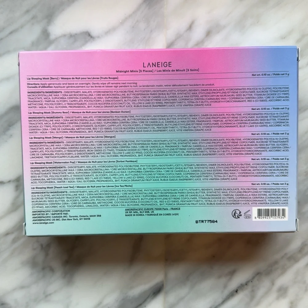 NWT Laniege Midnight Minis Lip Sleeping Mask Collection - Picture 2 of 4